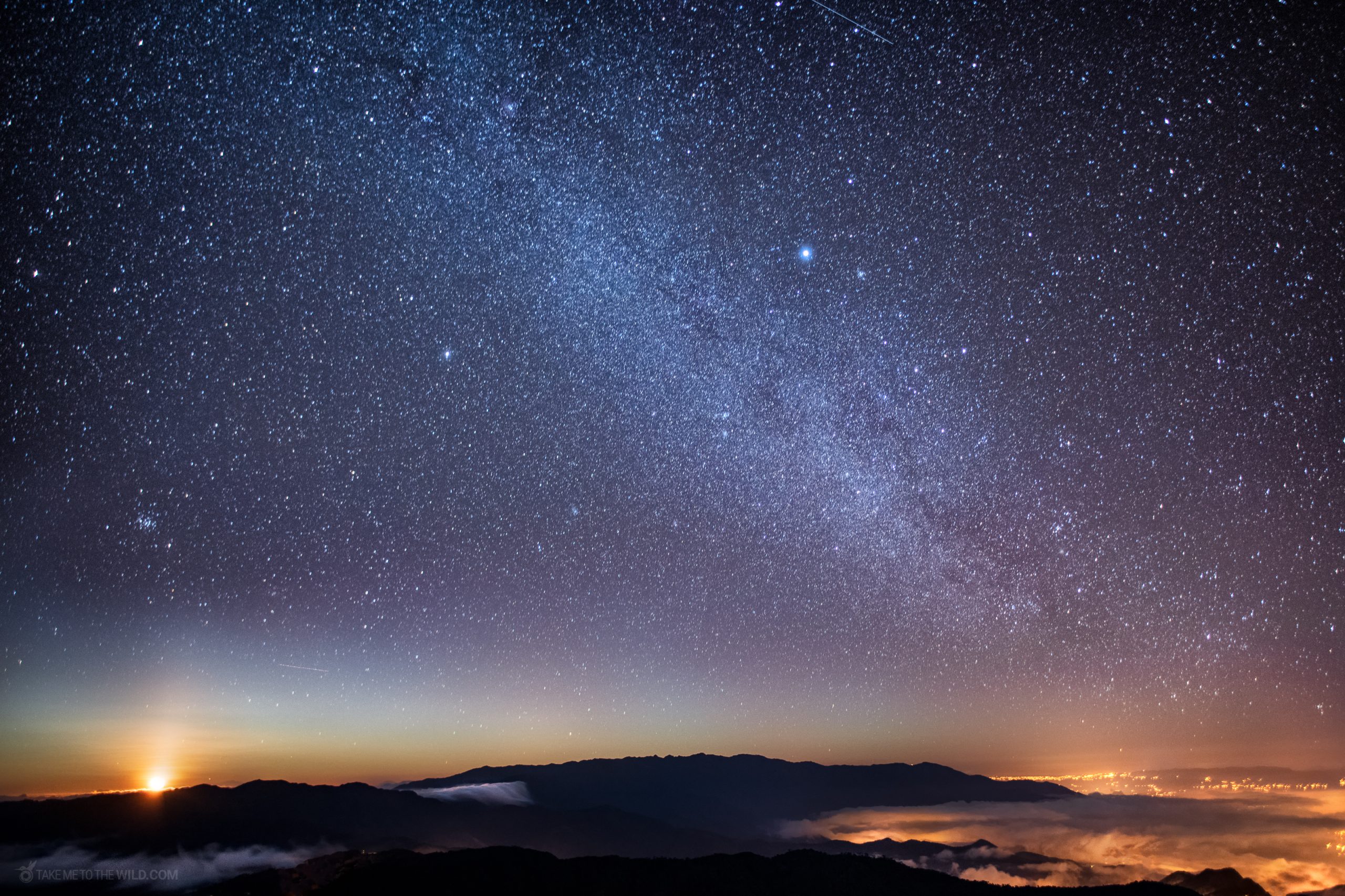 The Milky Way above Chirripó's cloud forest