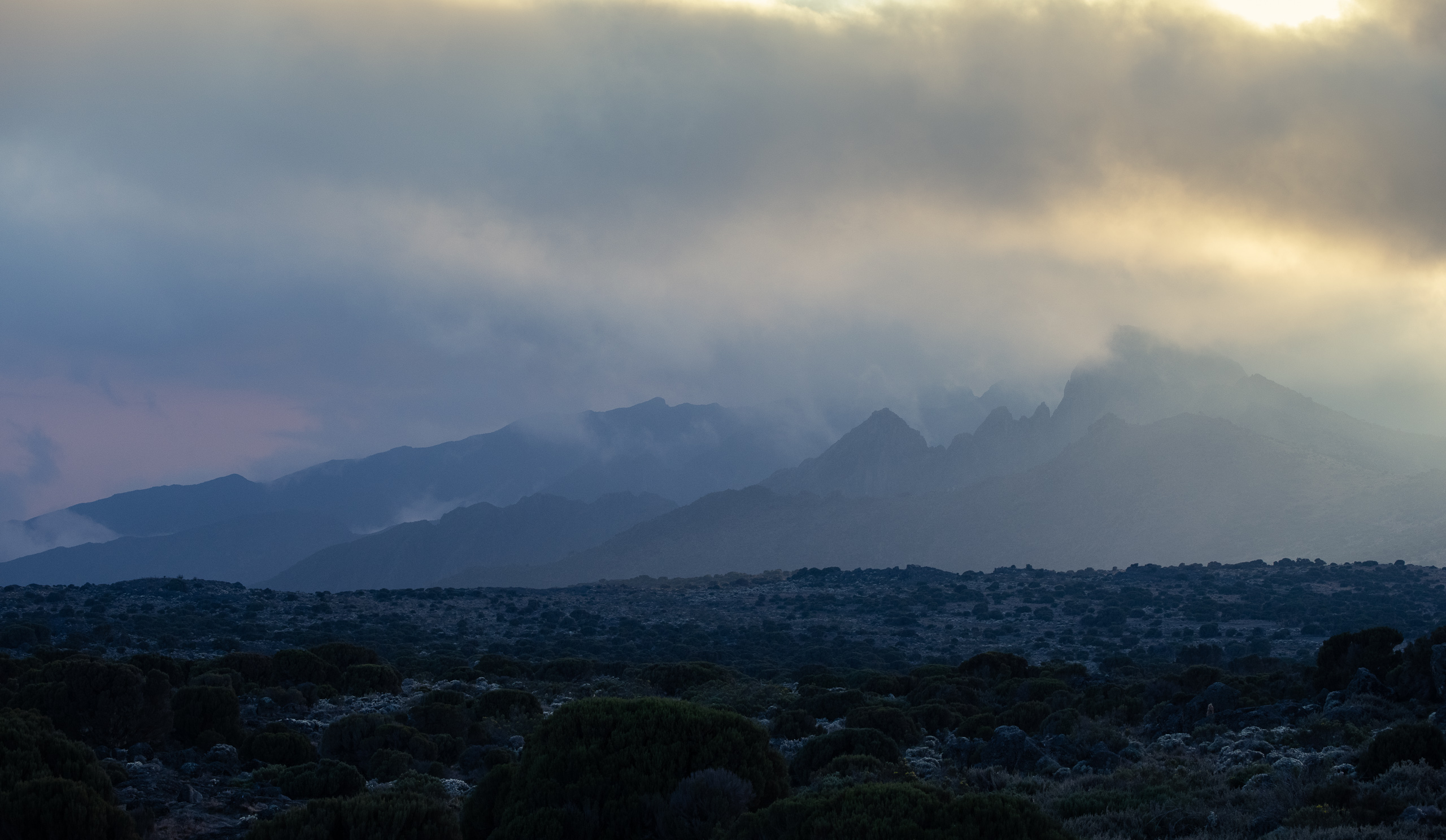 Mountain scene on Kilimanjaro