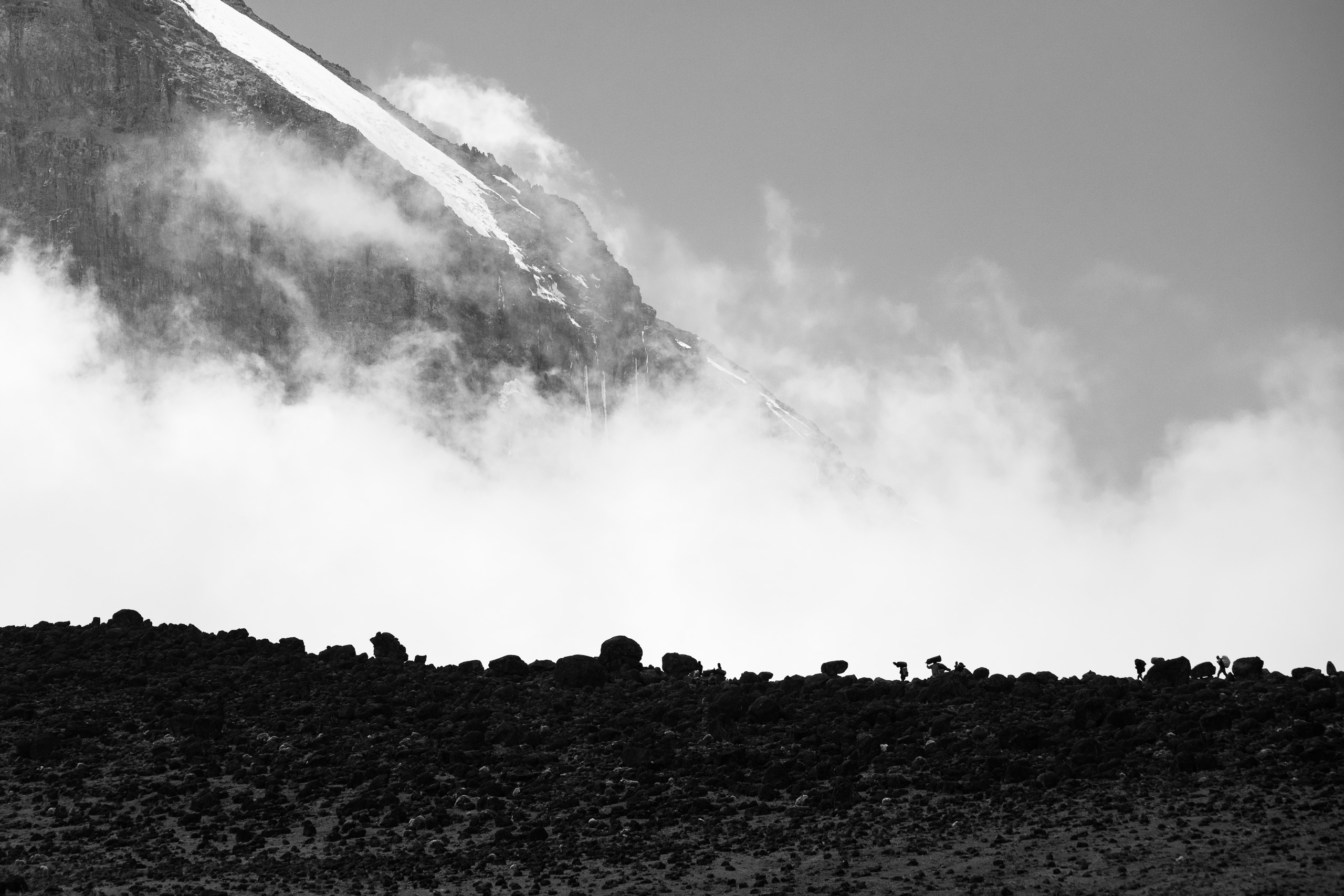 Volcanic landscape in the alpine zone